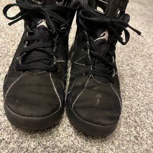 Jordan Nike Black High-Top Sneakers size 13c basketball shoes